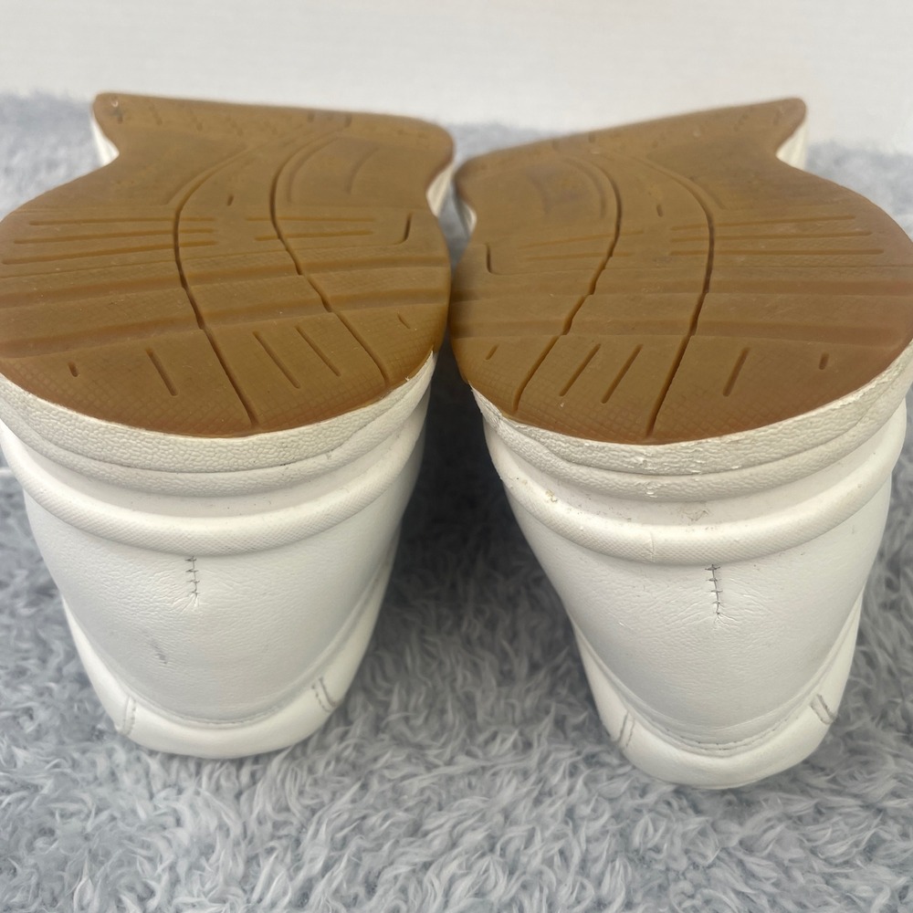 SAS Walk Easy Walking Shoes Womens 11.5 W3 White Leather Comfort Sneakers - Picture 11 of 11